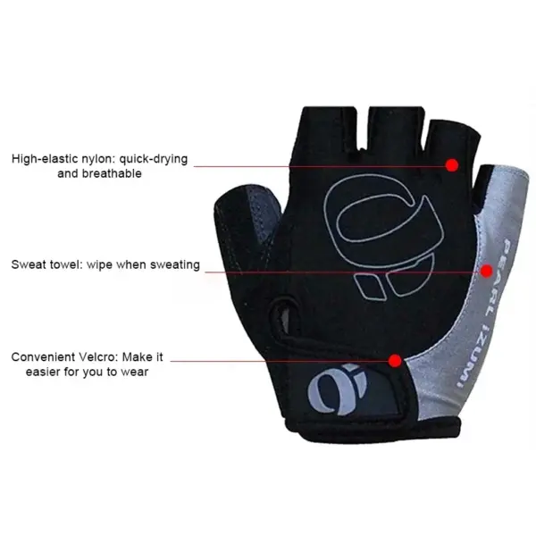 Half Finger Gel Cycling Gloves for Men - Image 2
