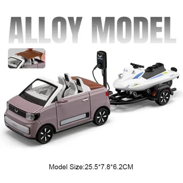 1:24 Scale WULING Station Wagon Miniev Car Model - Image 8