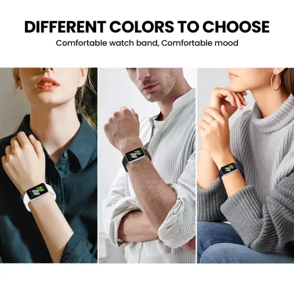 Silicone Strap for Samsung Galaxy Fit 3 Smartwatch - Image 4
