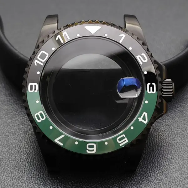 GMT 40.5MM Bidirectional Sapphire Watch Case for NH34 NH35 - Image 64