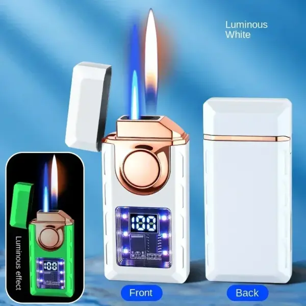 Voice Control Metal Windproof Cigar Lighter Jet Torch - Image 7