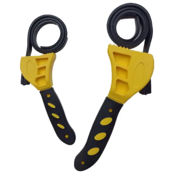 Adjustable Belt Wrench Oil Filter Puller Tool - Image 3