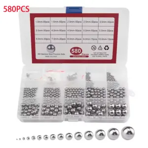 304 Stainless Steel Ball Bearing Set 15 Sizes 580pcs 15 Sd5a165b4c0b9472e83c1f723f9f8141fB