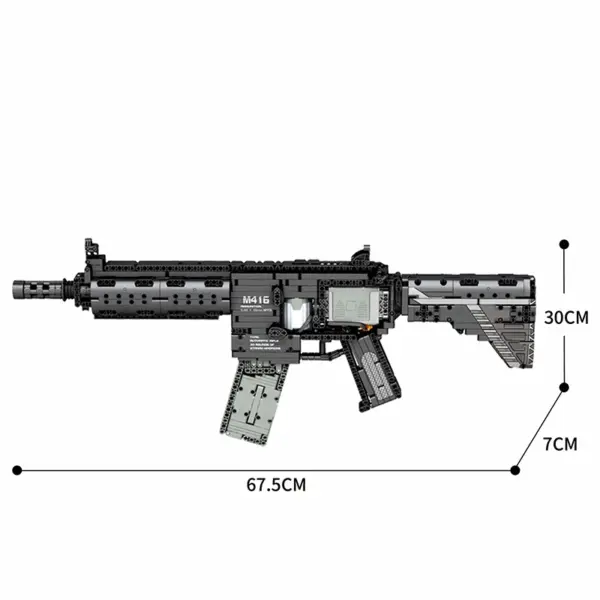1188PCS M416 Rifle Building Block Model Set - Image 5