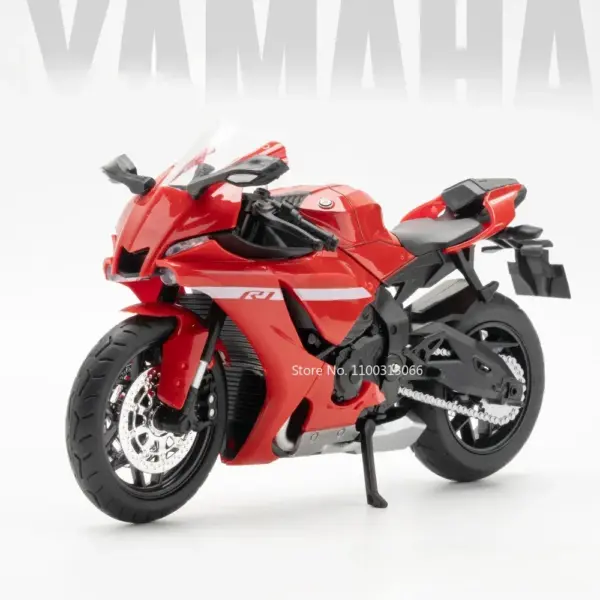 1:12 Scale R1 R1M Motorcycle Diecast Model - Image 7