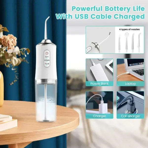 Xiaomi MIJIA Electric Water Flosser 240ml Waterproof - Image 4
