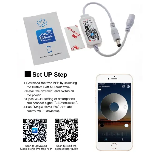 Wireless WiFi LED Controller for 2835 5050 5730 Lights - Image 3