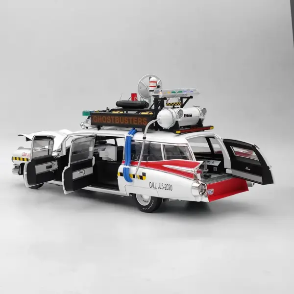 Ghostbusters II ECTO 1A 1:18 Diecast Model Car Collectible - Image 3