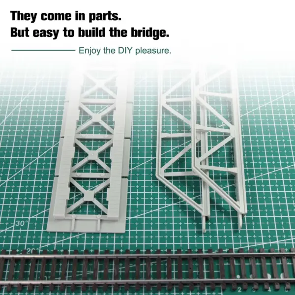 Evemodel HO Model Truss Bridge Kit for Railroad - Image 7