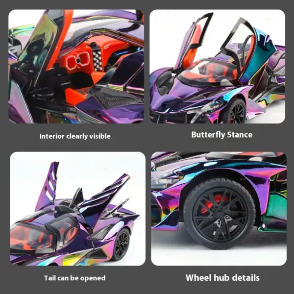 1:24 Apollo EVO Diecast Supercar Model - Image 4