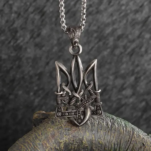 Vintage Gothic Skull Jesus Cross Pendant Necklace - Image 37