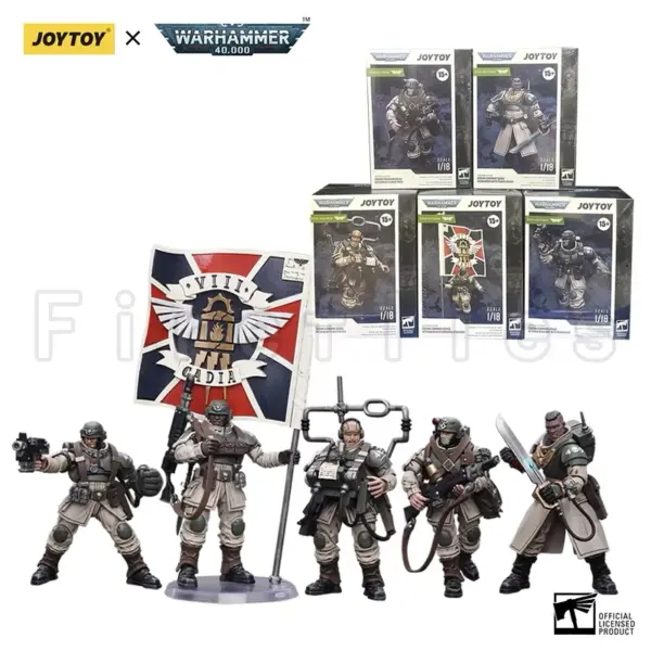 1/18 JOYTOY Cadian Command Squad Action Figures - Image 12