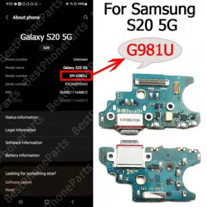 Samsung Galaxy S20 Ultra S20 Plus S20+ Charging Port Repair Socket 18 Sd68dcf9a5cfc42d1a39abd619e40285ct 8
