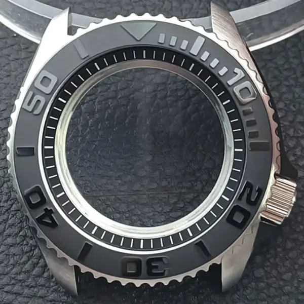 41.5mm Sapphire Crystal Watch Case for NH 35/36 Black Matte Finish - Image 56