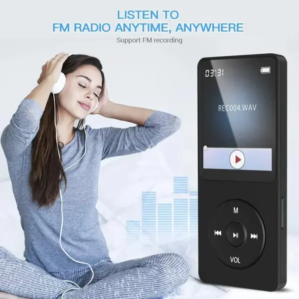 1.8 Inch Bluetooth MP3 Player with FM Radio - Image 2