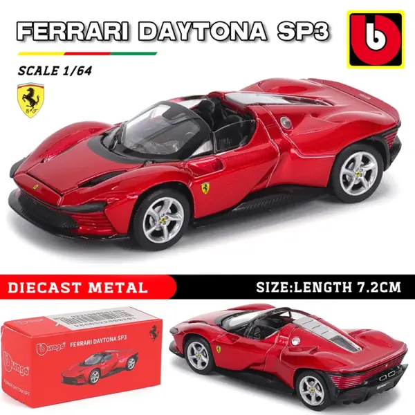 Ferrari 1:64 Diecast Model Car Toy for Collectors - Image 10