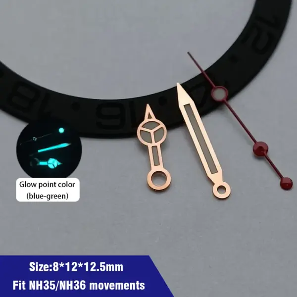 Green Luminous Watch Hands for NH35 NH36 Movement - Image 28