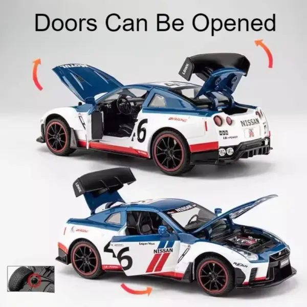 1:22 Scale GTR Modified I8 Sports Car Model - Image 5
