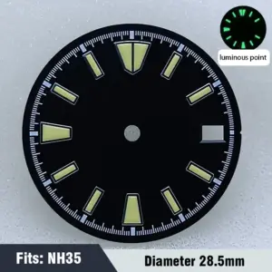 Men's Watch Dial NH35Nh36 Luminous Sterile Model 133 Sd78718b0c50b4b5cbb8c632f5aea6208T