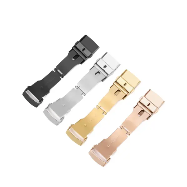 18/20/22mm Stainless Steel Watchband Clasp with Tools - Image 2