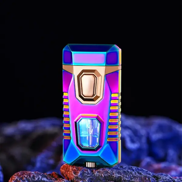 Unusual Metal Windproof Cigarette Lighter Jet Torch - Image 5