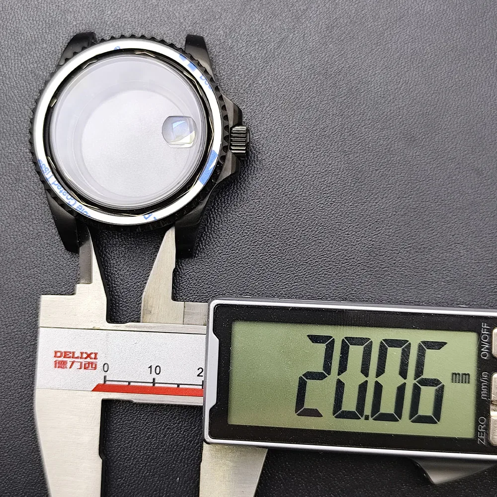 GMT 40.5mm Bidirectional Sapphire Watch Case for NH34/NH35 6 GMT 40.5mm Bidirectional Sapphire Watch Case for NH34/NH35 - Image 6