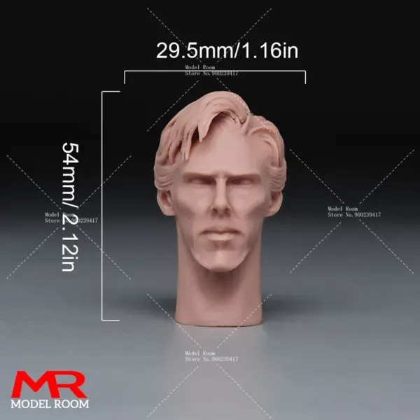Unpainted 1/6 Leonardo Head Sculpt Model - Image 16