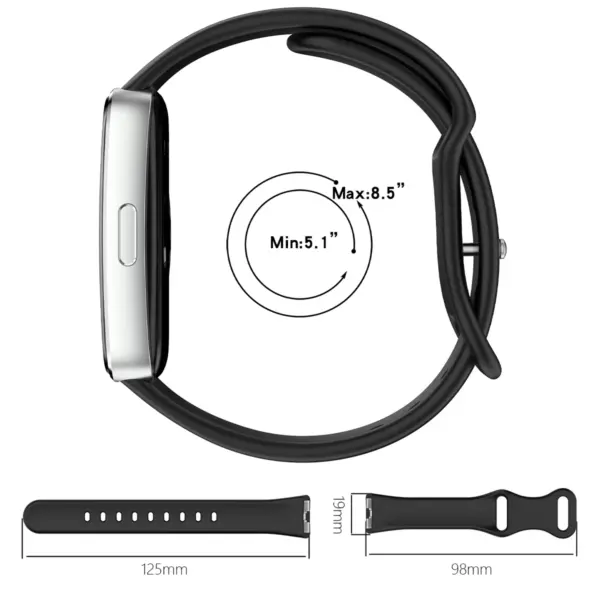 Silicone Watch Strap for Huawei Band 8/9/10 - Image 4