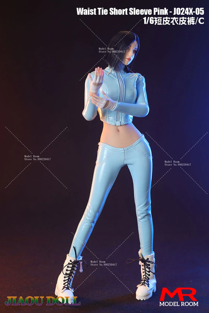 JO24X-04 1/6 Female Leather Motorcycle Outfit 9 JO24X-04 1/6 Female Leather Motorcycle Outfit - Image 9