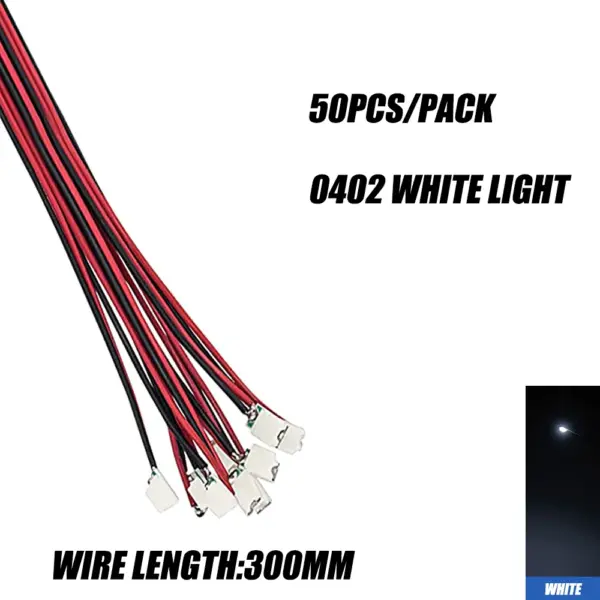 Micro LED SMD 0402 0603 with Wired Wires 50pcs - Image 13