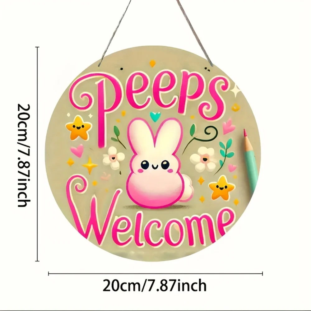 Farmhouse Wooden Easter Bunny Wreath 22 Farmhouse Wooden Easter Bunny Wreath - Image 22