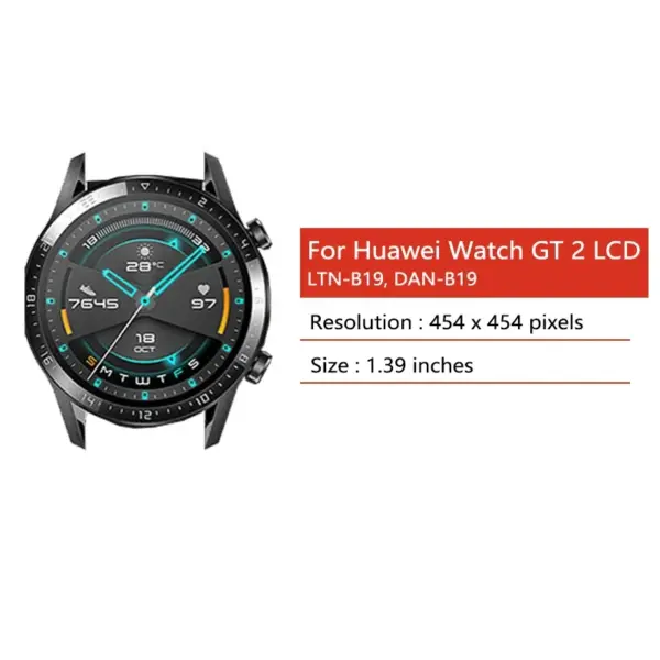 OLED Replacement Screen for Huawei Watch GT2 GT 2 Dan-B19 LTN-B19 - Image 2