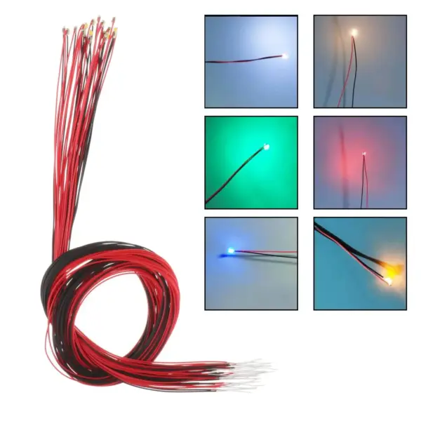 10-Pack Miniature Railway Train LED Street Lights - Image 2