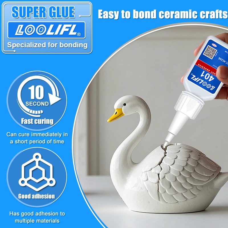 LOOLIF 401 Super Glue 20g Instant Bond 2 LOOLIF 401 Super Glue 20g Instant Bond - Image 2