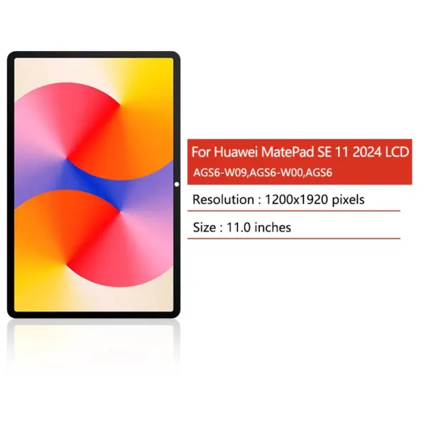 11-Inch Huawei MatePad SE 2024 LCD Replacement Screen - Image 2