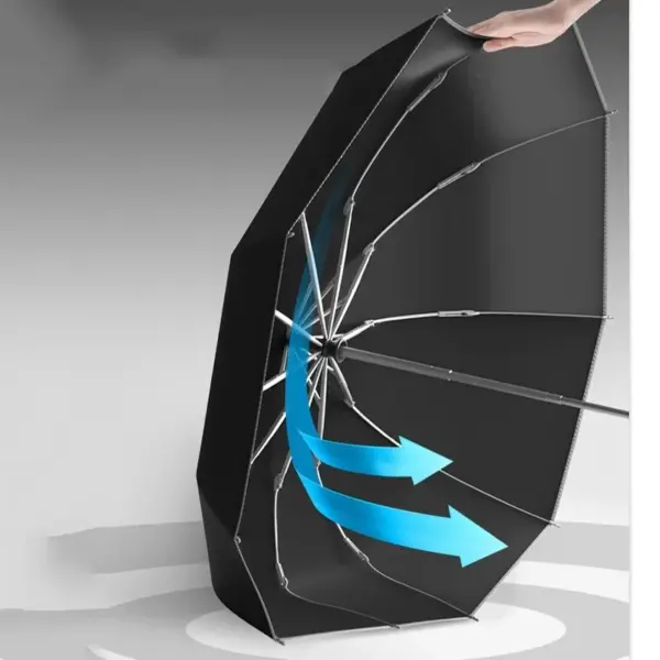Luxury Automatic Reverse Folding Umbrella for Xiaomi - Image 5