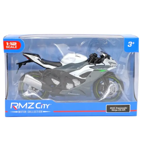 Kawasaki Ninja ZX6R 1/12 Alloy Diecast Model Toy - Image 7