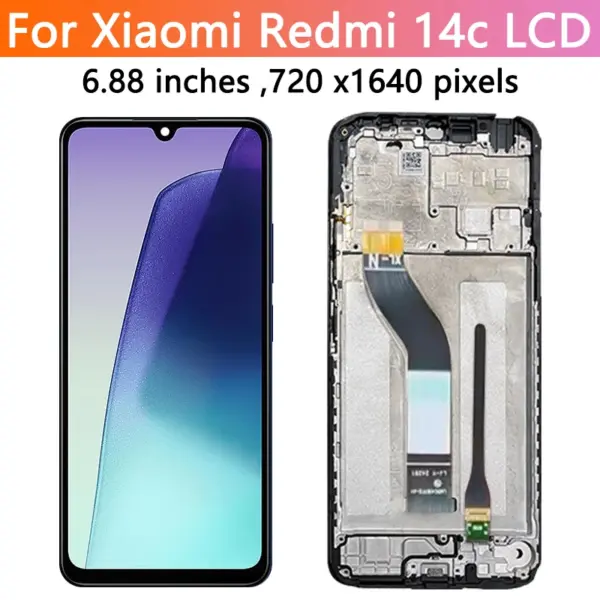 6.88 inches LCD Display for Xiaomi Redmi 14C - Image 2