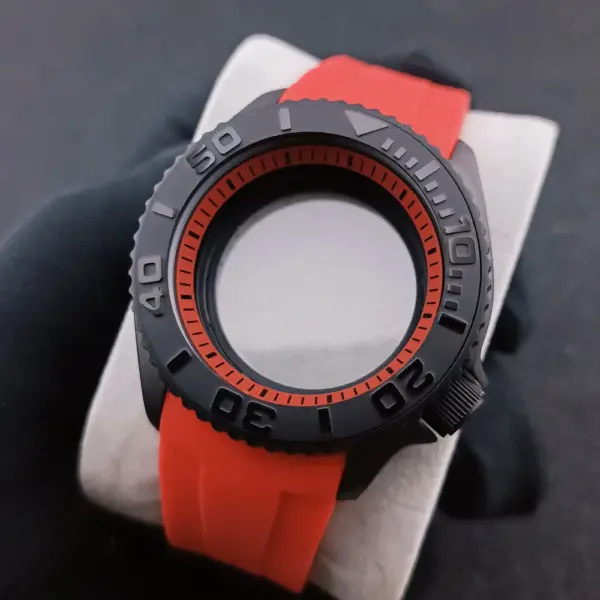 42mm NH35 Stainless Steel Watch Case with Sapphire Glass - Image 8
