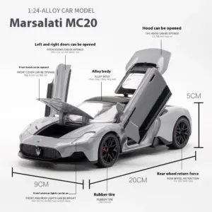 1/22 Maserati MC20 Diecast Model Car with Sound and Light 16 Sd9c18c482b4f471992884e07e80076c6s