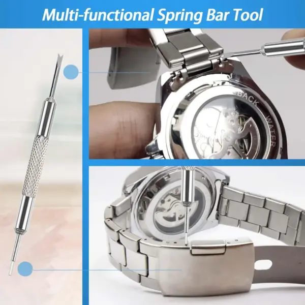 3-in-1 Watch Battery Replacement Kit with Case Opener - Image 3
