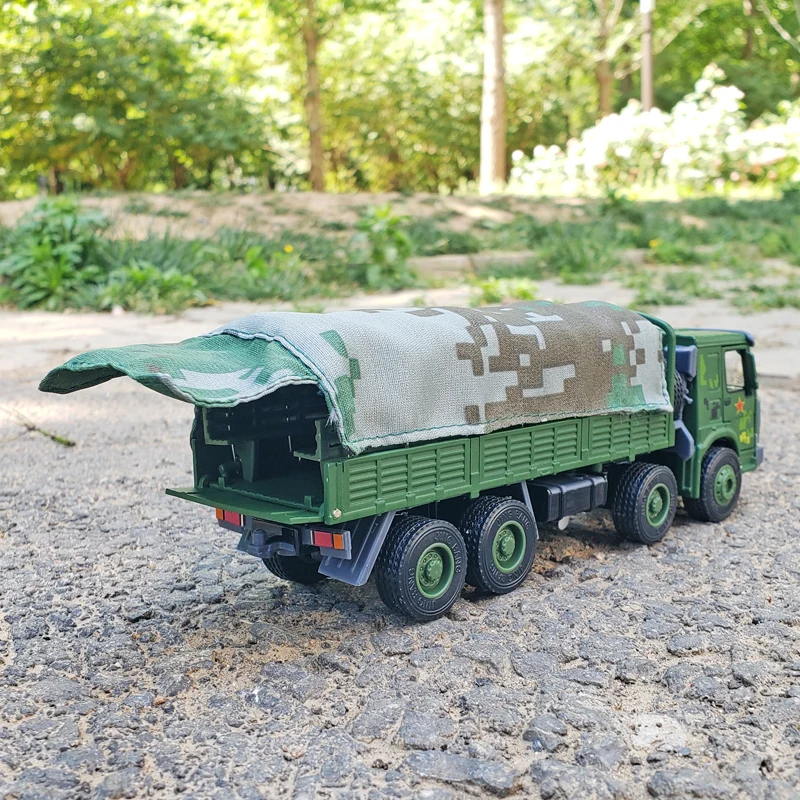 1:50 Alloy Military Truck Model Military Trailer 2 1:50 Alloy Military Truck Model Military Trailer - Image 2