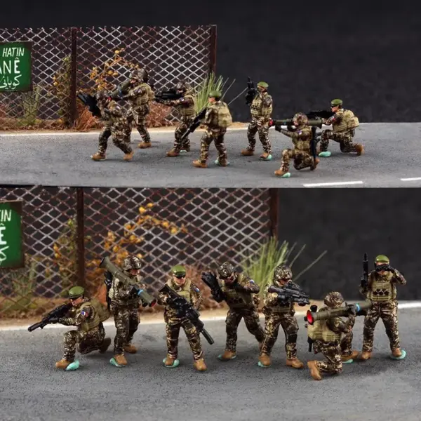 French Army Soldier Action Figures Set 1/72 Scale - Image 3