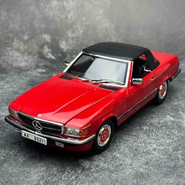 NOREV 1/18 Scale 350SL 1986 Diecast Car Model - Image 7