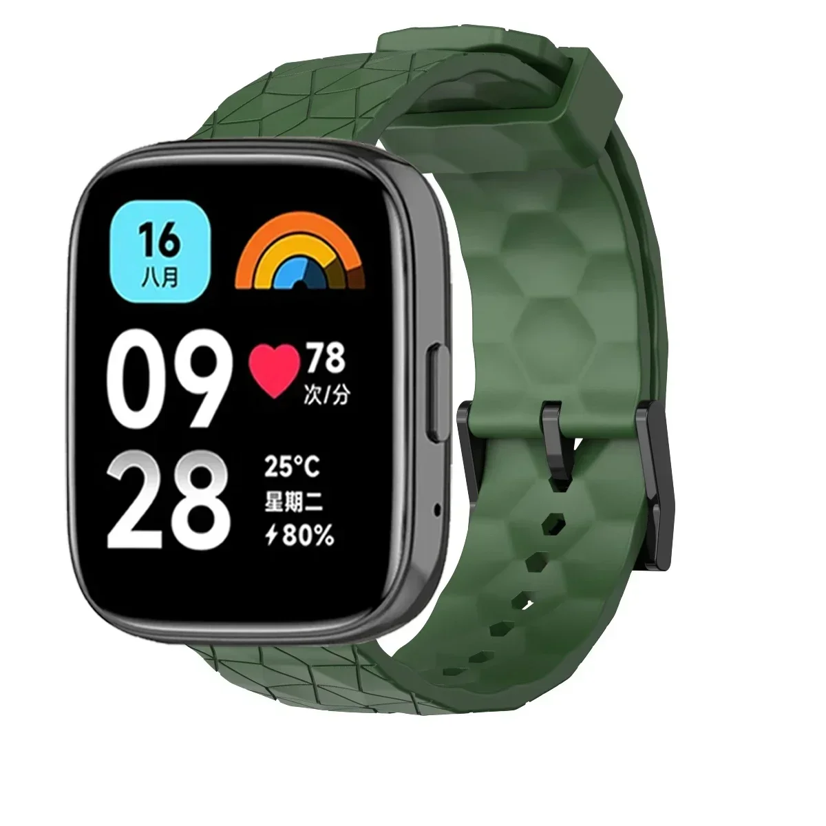 Silicone Strap for Xiaomi Redmi Watch 3 Lite 8 Silicone Strap for Xiaomi Redmi Watch 3 Lite - Image 8