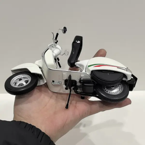 Diecast 1/10 Vespa PX150 Motorcycle Model Toy - Image 5