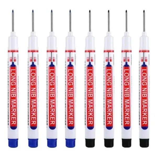 Deep Hole Long Nib Markers 8-Piece Set - Image 13