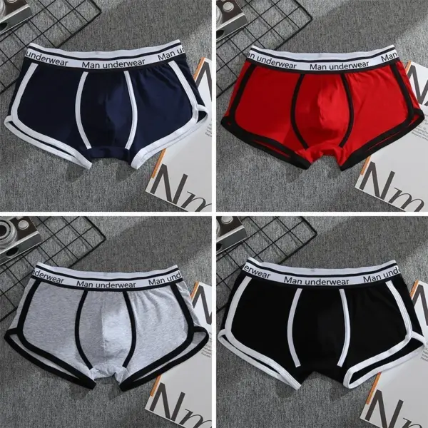 Comfortable Cotton Men's Boxer Shorts Set - Image 15