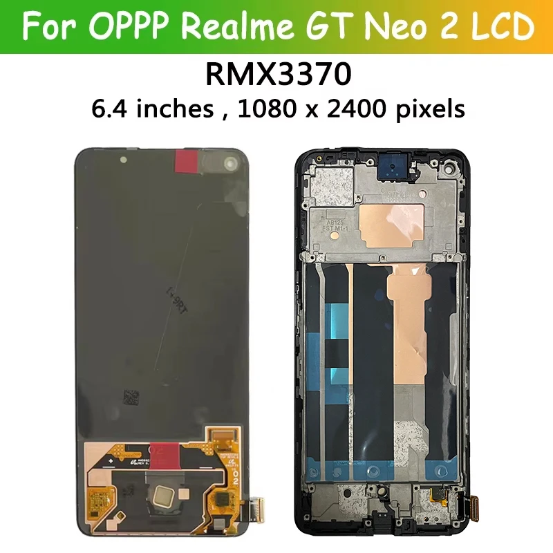 6.62 inches AMOLED LCD Replacement for Realme GT Neo 2 3 6.62 inches AMOLED LCD Replacement for Realme GT Neo 2 - Image 3