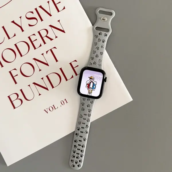 Silicone Watch Strap for Apple Watch Series 9-4 - Image 15